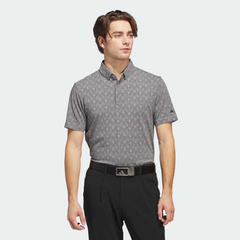 Adidas Men's GO-TO PRINTED STRIPE POLO SHIRT